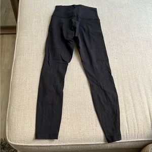 Black lulu lemon leggings size 4